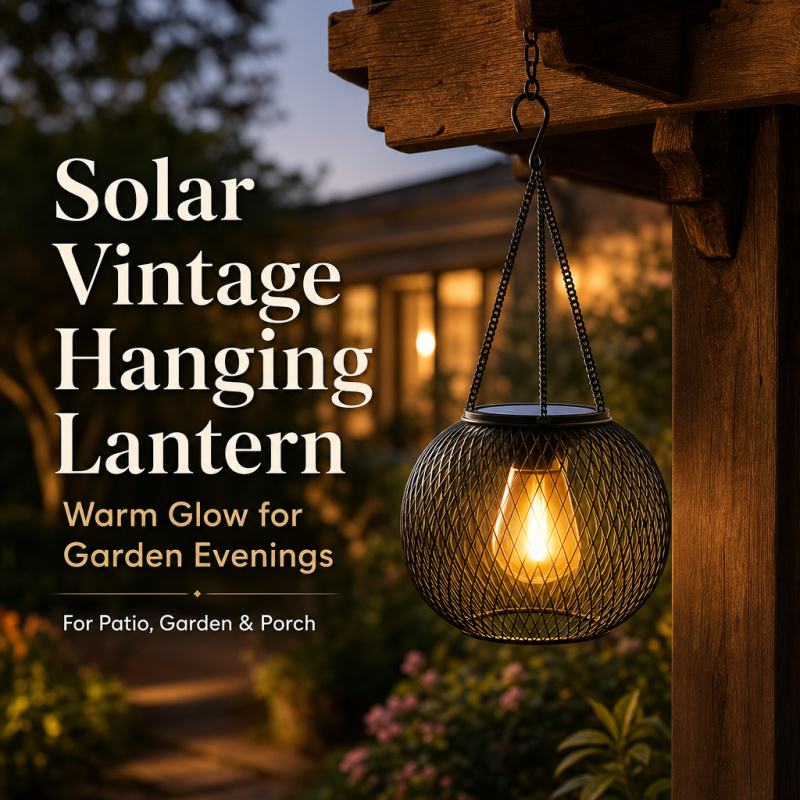 Outdoor Lighting And Landscape - Lampu Lantai Gantung LED Tenaga Surya