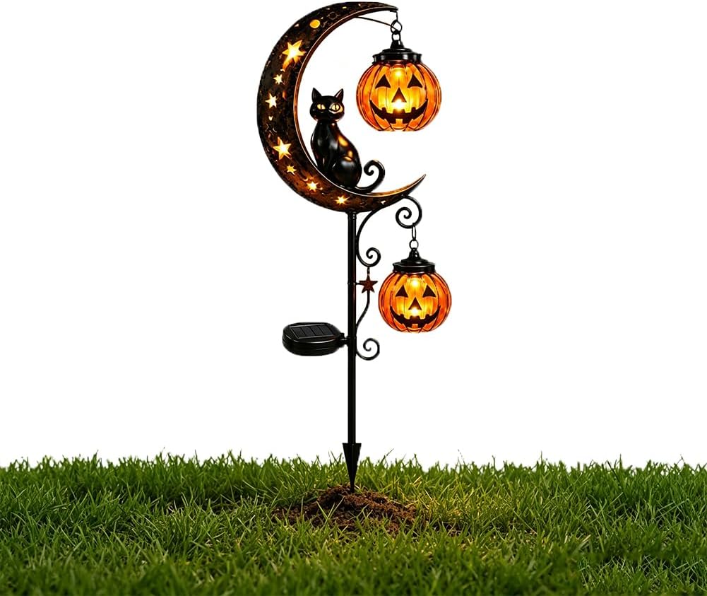 Outdoor Lighting Black - Lampu Taman Tenaga Surya Halloween Bentuk