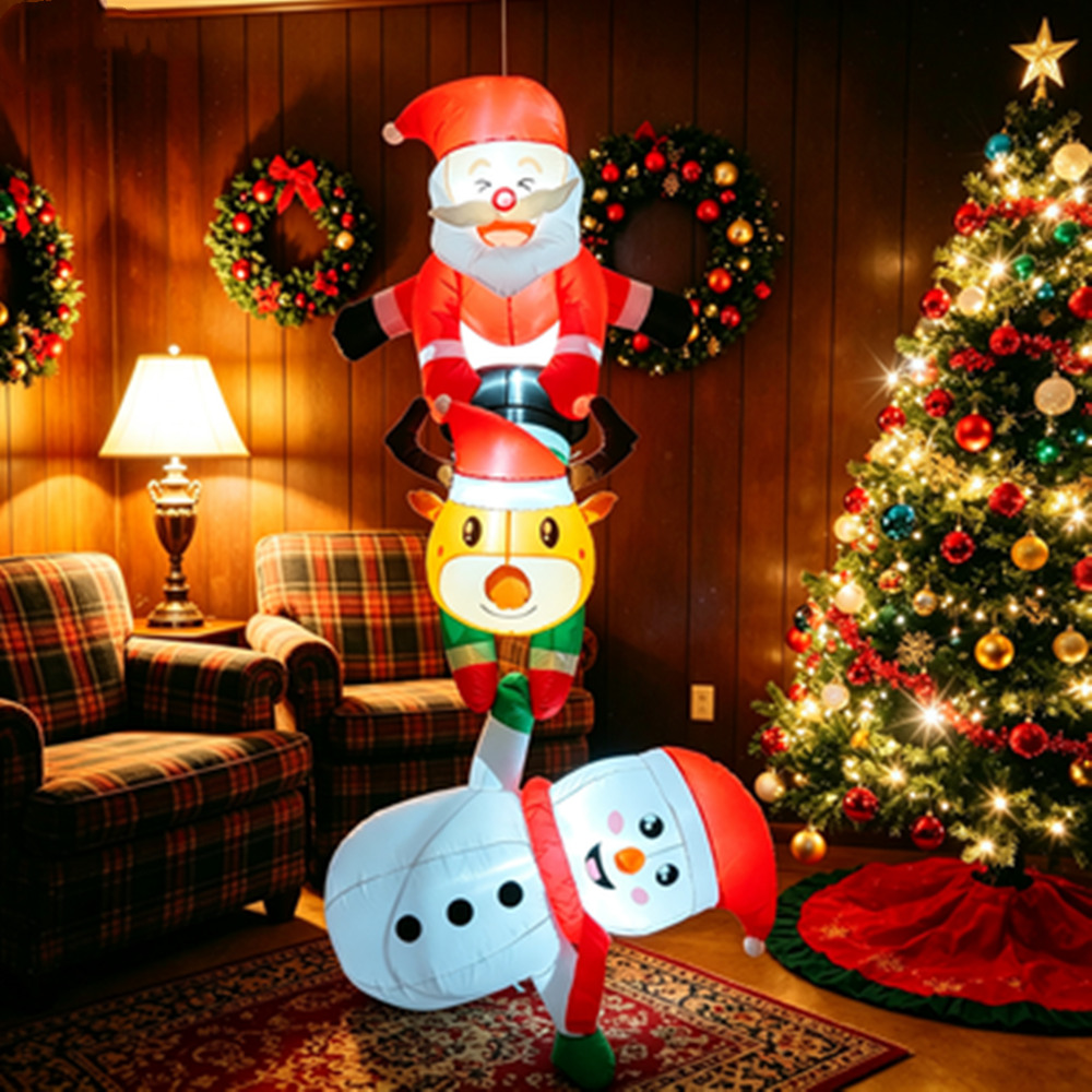 Set Boneka Salju & Rusa Natal  - Outdoor Lighting Effects ulasan dan harga