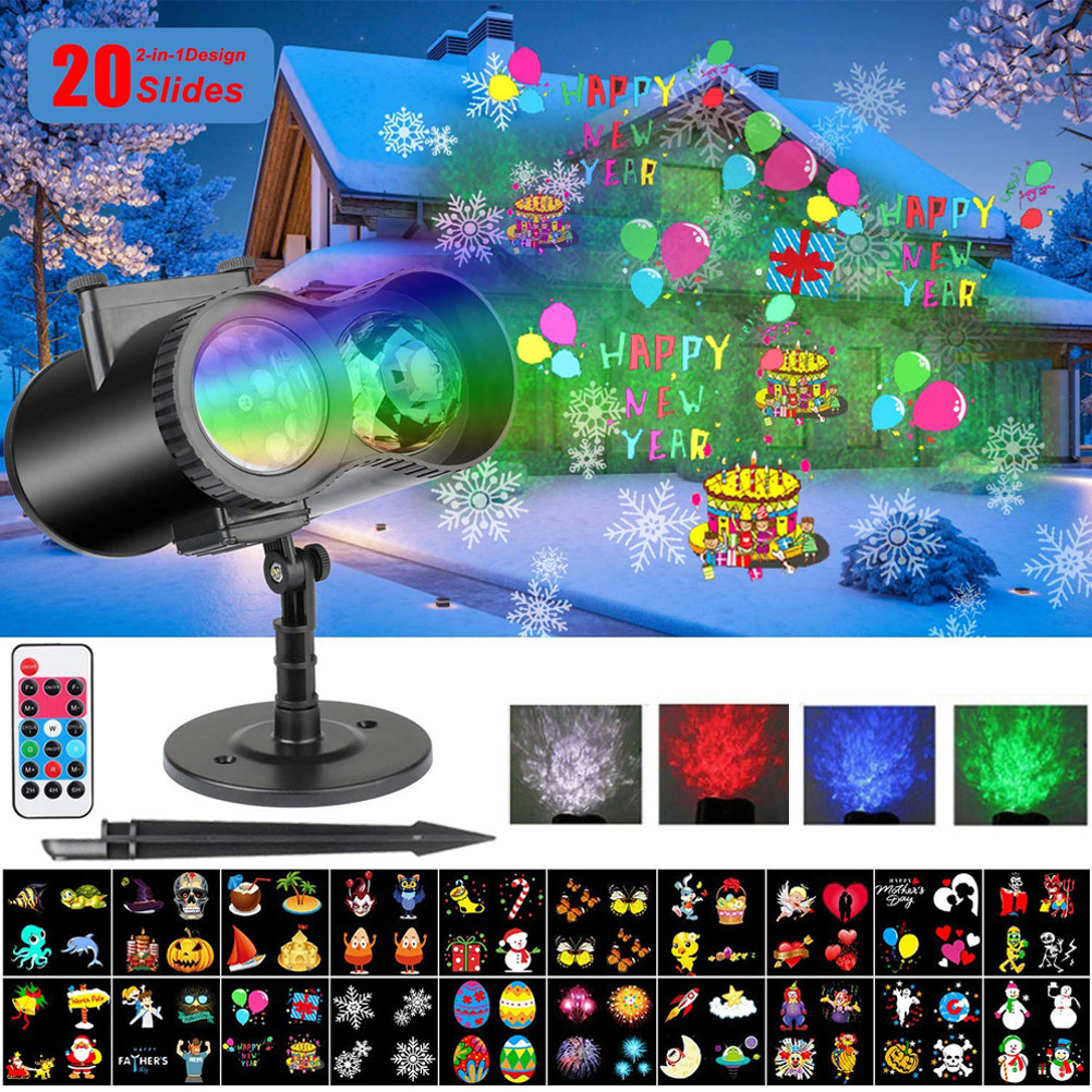 Lampu Proyektor LED Natal Taha - Outdoor Lighting Uk ulasan dan harga