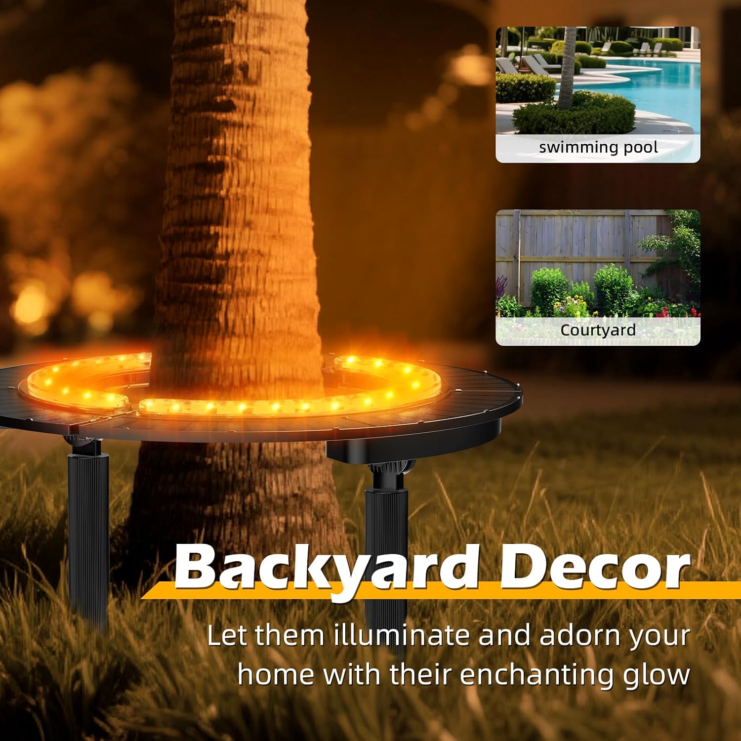 Lampu Pohon Palem Tenaga Surya - Outdoor Lighting Wireless ulasan dan harga