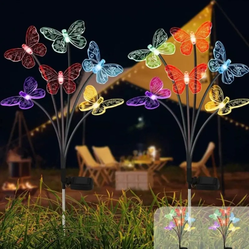 Lampu Kupu-Kupu Tenaga Surya,  - Outdoor Lighting Waterproof ulasan dan harga